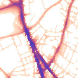 Daytime road noise heatmap for NG3 4GF