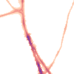 Night-time road noise heatmap for NG3 4GG