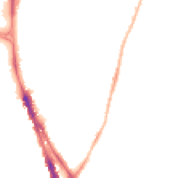 Night-time road noise heatmap for NG3 4HB