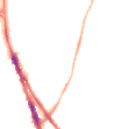 Night-time road noise heatmap for NG3 4HJ