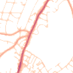 Daytime road noise heatmap for NG3 4LG