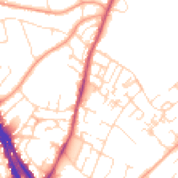 Daytime road noise heatmap for NG3 4LL