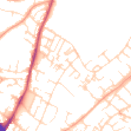 Daytime road noise heatmap for NG3 4PN