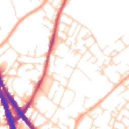 Daytime road noise heatmap for NG3 4QH