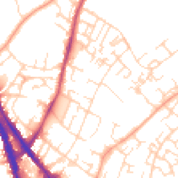 Daytime road noise heatmap for NG3 4QJ