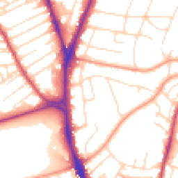 Daytime road noise heatmap for NG3 5BU