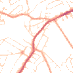 Daytime road noise heatmap for NG3 5FH