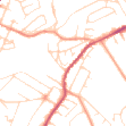 Daytime road noise heatmap for NG3 5FY