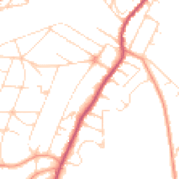 Daytime road noise heatmap for NG3 5HA