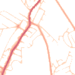 Daytime road noise heatmap for NG3 5HH