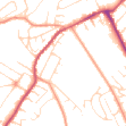 Daytime road noise heatmap for NG3 5HQ