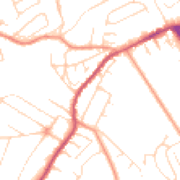 Daytime road noise heatmap for NG3 5HX