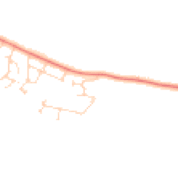 Daytime road noise heatmap for NG3 5UZ