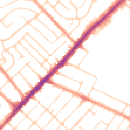 Daytime road noise heatmap for NG3 6DR