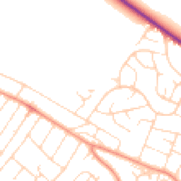Daytime road noise heatmap for NG3 6FG