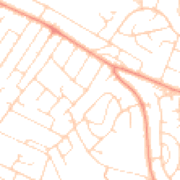 Daytime road noise heatmap for NG3 6GF