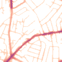 Daytime road noise heatmap for NG3 6JX