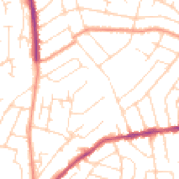 Daytime road noise heatmap for NG3 6NW