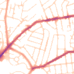 Daytime road noise heatmap for NG3 7AQ