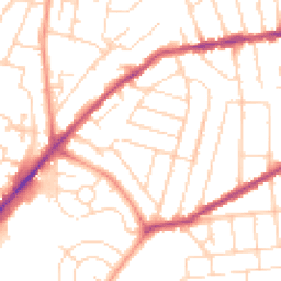 Daytime road noise heatmap for NG3 7AX