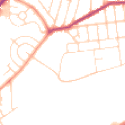 Daytime road noise heatmap for NG3 7FJ