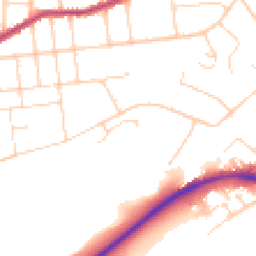 Daytime road noise heatmap for NG3 7GB