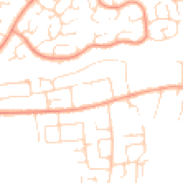 Daytime road noise heatmap for NG31 7DT