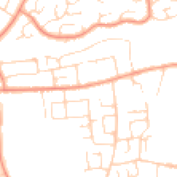 Daytime road noise heatmap for NG31 7DX