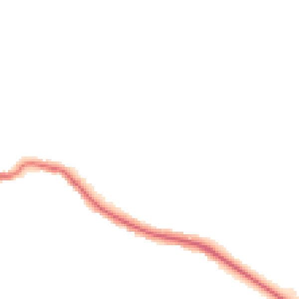 Night-time road noise heatmap for NG31 7HT