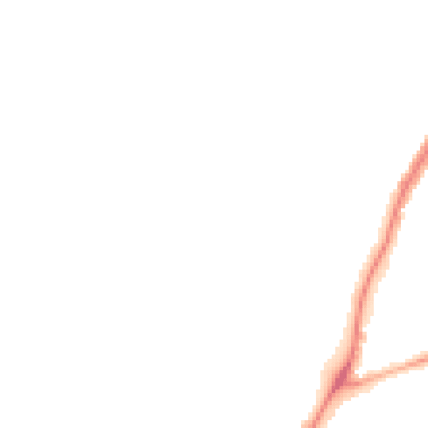 Night-time road noise heatmap for NG31 7QF