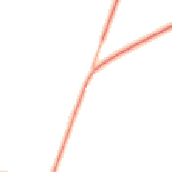 Night-time road noise heatmap for NG31 7TX