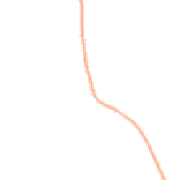 Night-time road noise heatmap for NG31 8JT