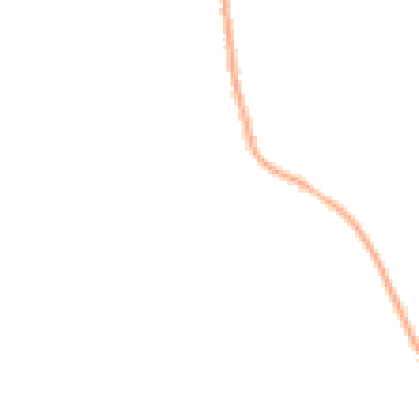 Night-time road noise heatmap for NG31 8JU