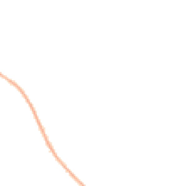 Night-time road noise heatmap for NG31 8JW