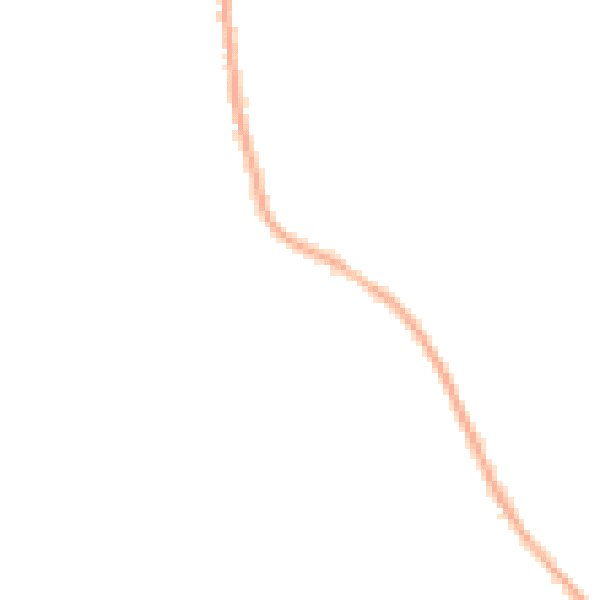Night-time road noise heatmap for NG31 8JY