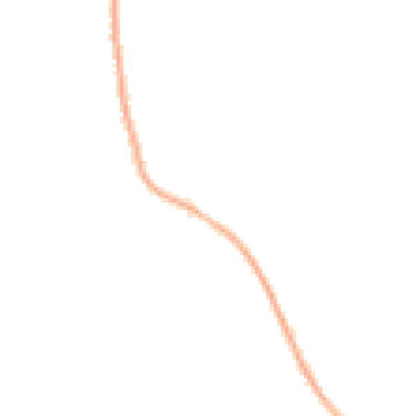Night-time road noise heatmap for NG31 8JZ