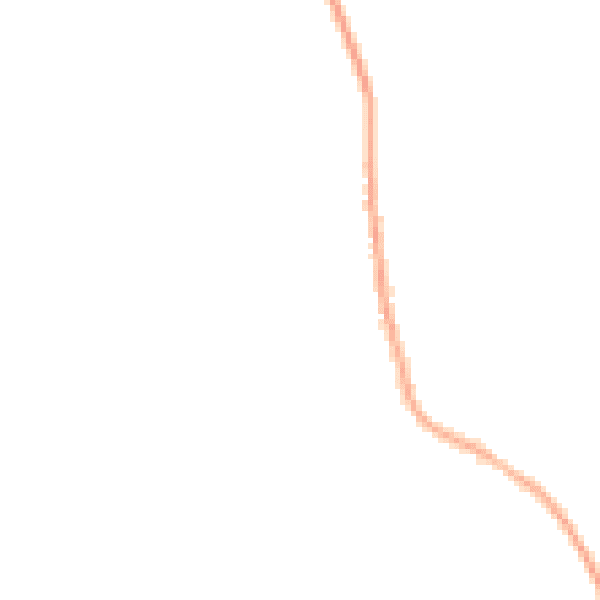 Night-time road noise heatmap for NG31 8LL