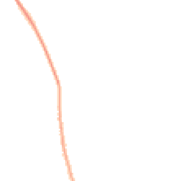Night-time road noise heatmap for NG31 8NS