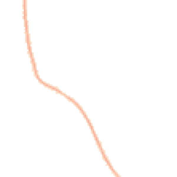 Night-time road noise heatmap for NG31 8PE