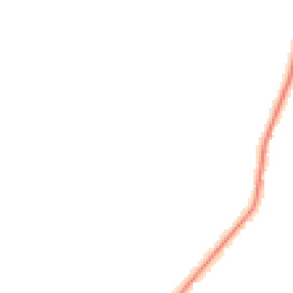 Night-time road noise heatmap for NG31 8QZ