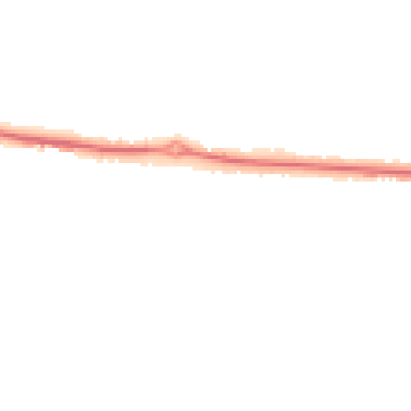 Night-time road noise heatmap for NG31 8SD