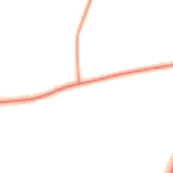 Daytime road noise heatmap for NG31 9HB
