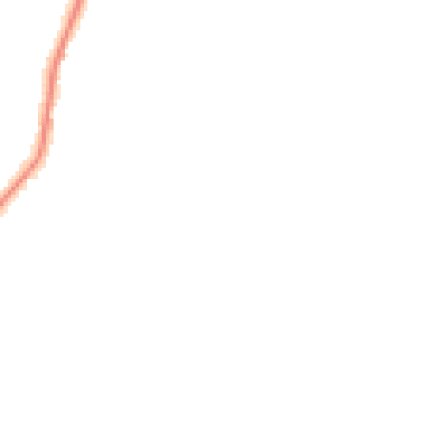Night-time road noise heatmap for NG31 9PB