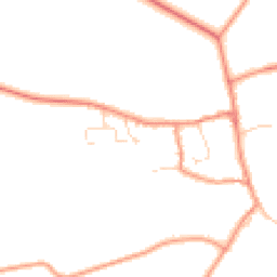 Daytime road noise heatmap for NG33 4AN