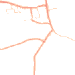 Daytime road noise heatmap for NG33 4AY