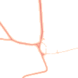 Daytime road noise heatmap for NG33 4BF