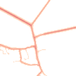 Daytime road noise heatmap for NG33 4BN