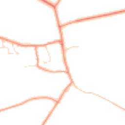 Daytime road noise heatmap for NG33 4BQ