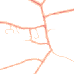 Daytime road noise heatmap for NG33 4BS