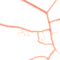 Daytime road noise heatmap for NG33 4BU